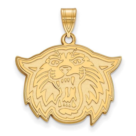 14k Yellow Gold Villanova U. Large Mascot Pendant